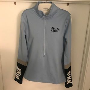 PINK Half Zip Pull Over